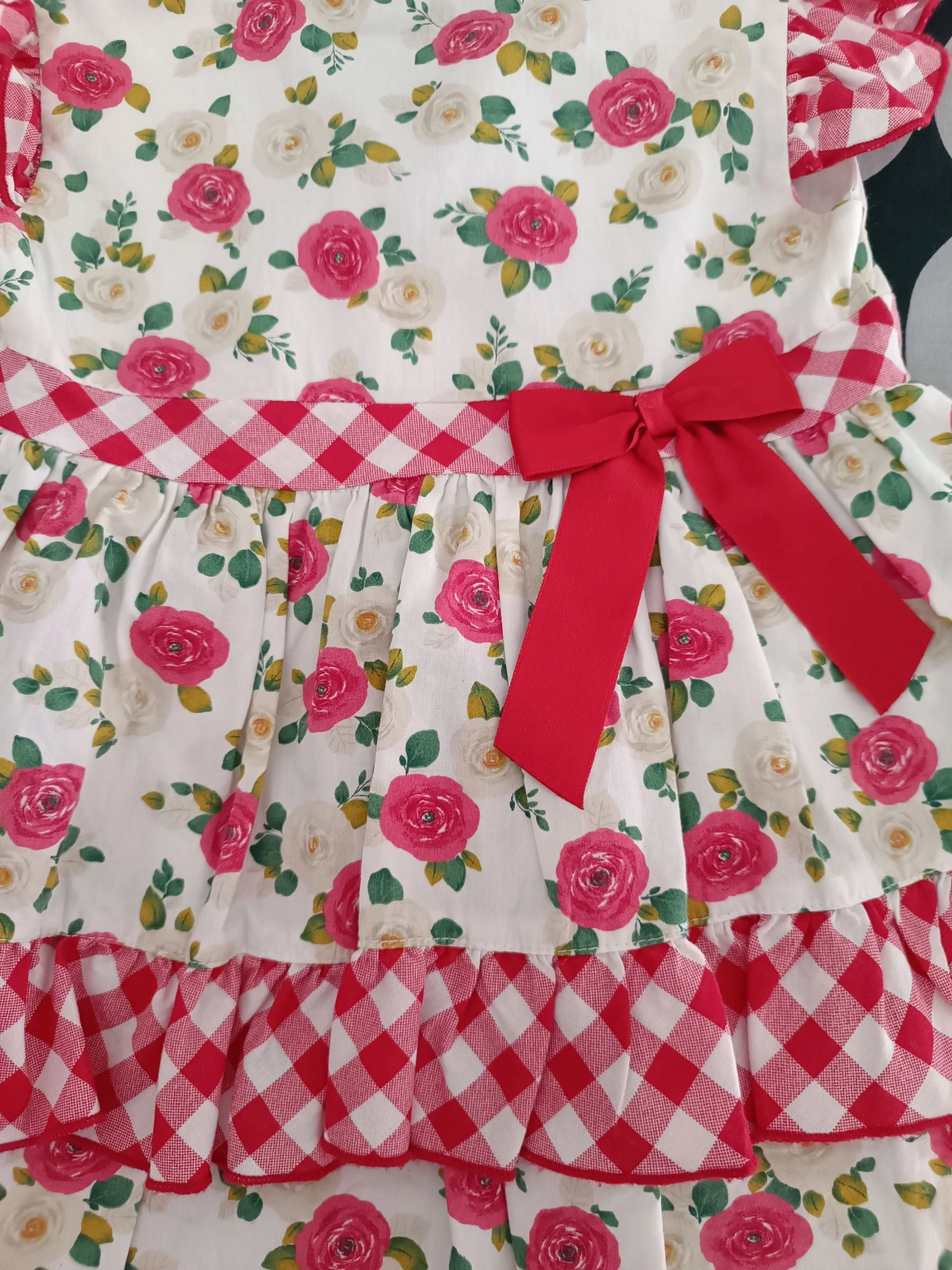 Vestido | Robe Floral & Cuadros Super Tierno! 24 meses – photo 4